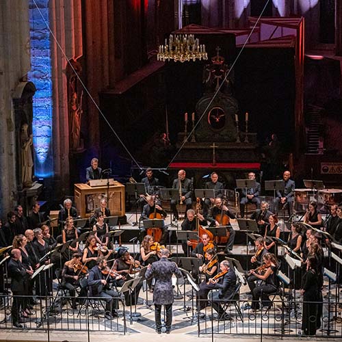 Israël en Égypte par le Concert Spirituel à Saint-Antoine-l'Abbaye en août 2021 dans le cadre du Festival Berlioz